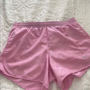Pink Nike shorts